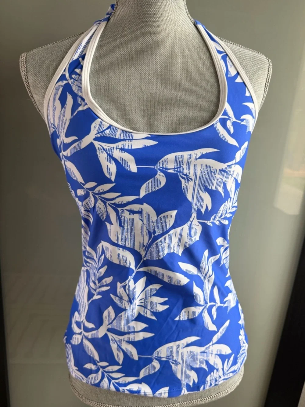 Harpari Mykonos Blue Sport Tankini (Top Only) - Size M - New With Tags - Picture 2 of 5